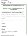 Wilderness Survival Techniques And Tips.pdf
