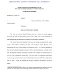 Todd Lesser Default Judgement, US District Court, Charleston, West VirginiaCase 2:19-cv-00821