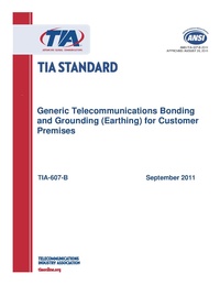 TIA-607-B - Generic Telecommunications Bonding and Grounding (Earthing) for Customer Premises