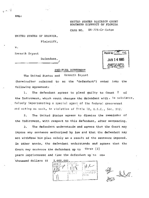 1985-01-14 Pre-Plea Agreement.pdf
